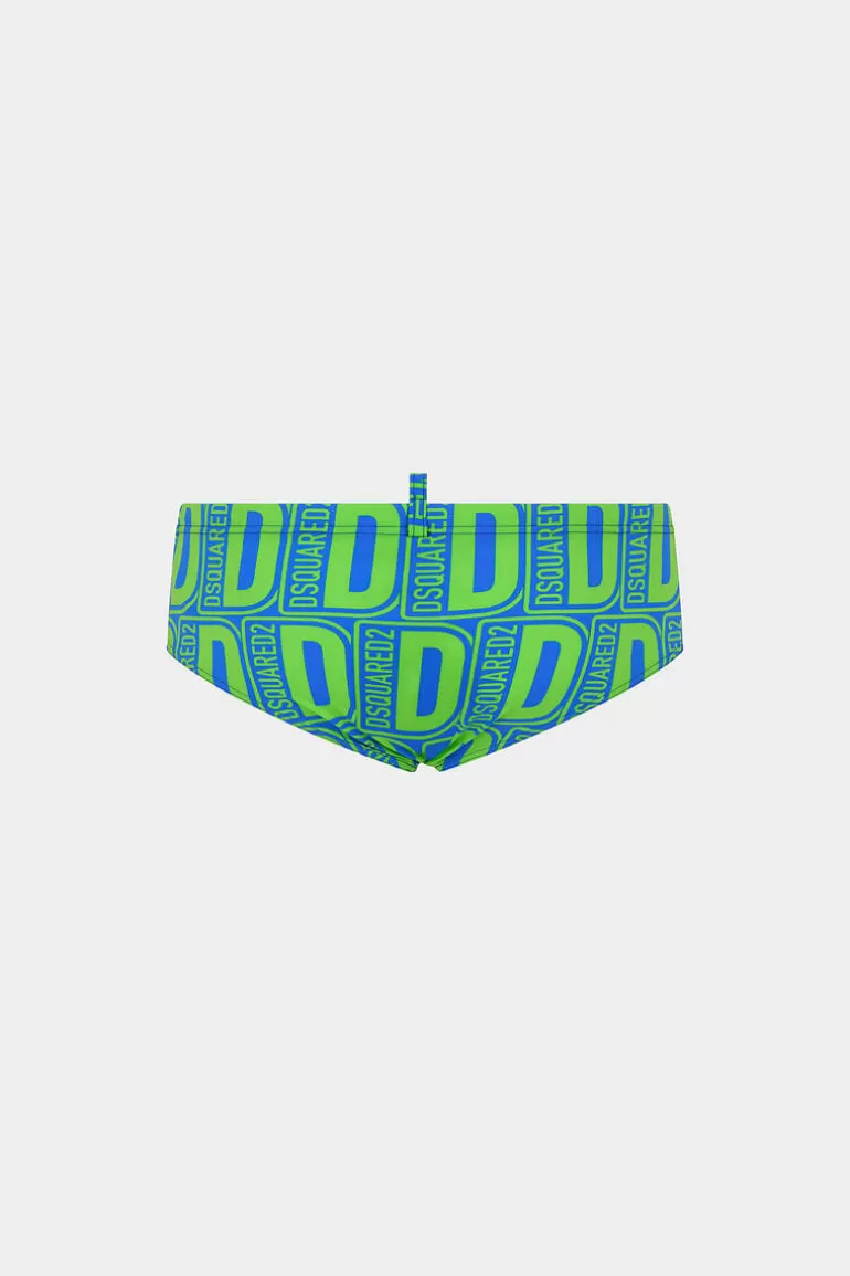 Homme Dsquared2 Mode Plage*Allover Monogram Swim Brief