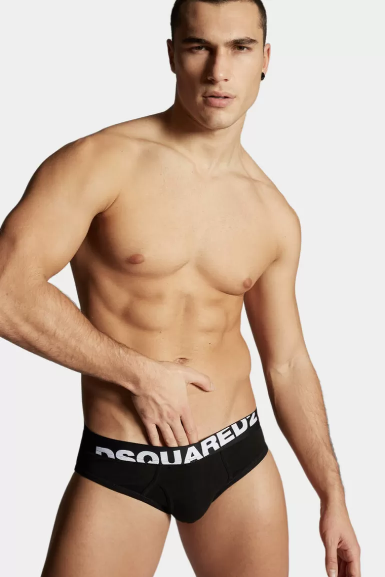 Homme Dsquared2 Sous-Vêtements Basiques*Basic Brief Twin Pack