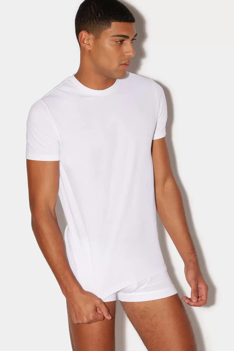 Homme Dsquared2 Sous-Vêtements Basiques*Basic Round Neck T-Shirt