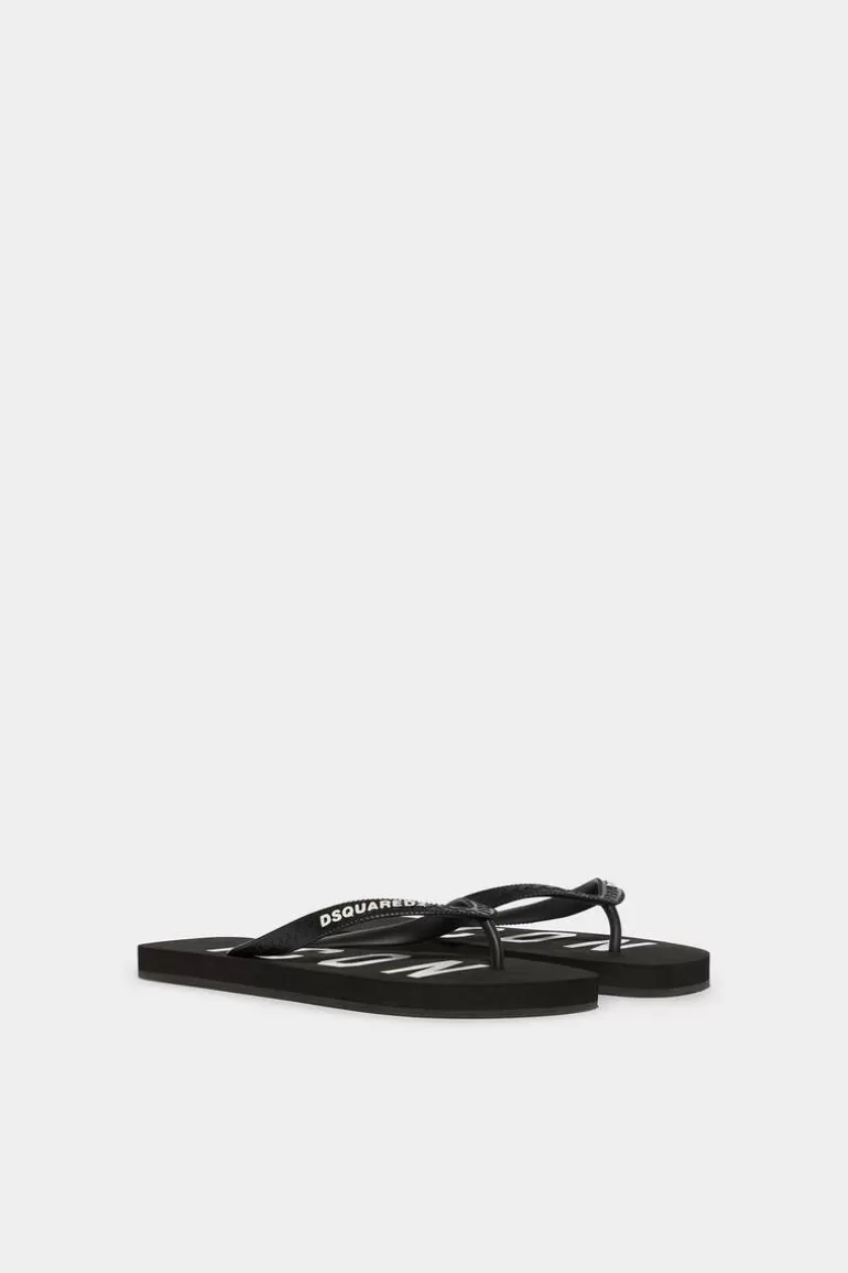 Femme Dsquared2 Tongs*Be Icon Beach Shoes