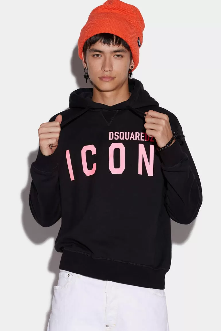 Homme Dsquared2 Sweatshirts*Be Icon Cool Hoodie