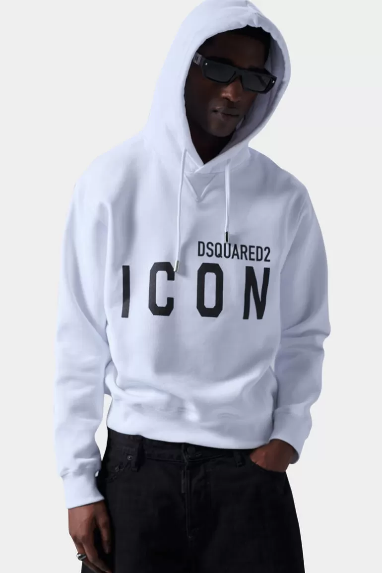 Homme Dsquared2 Sweatshirts*Be Icon Cool Hoodie