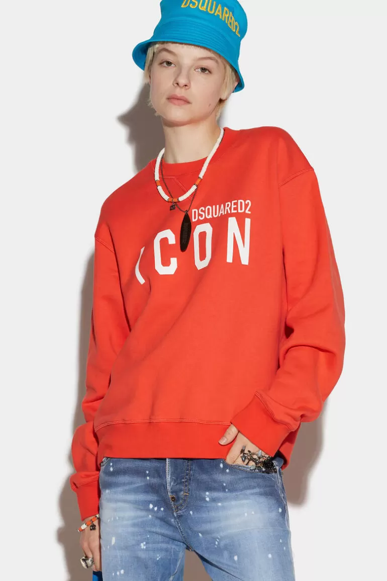 Femme Dsquared2 Sweatshirts*Be Icon Cool Sweatshirt