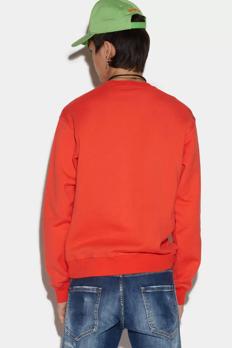 Homme Dsquared2 Sweatshirts*Be Icon Cool Sweatshirt