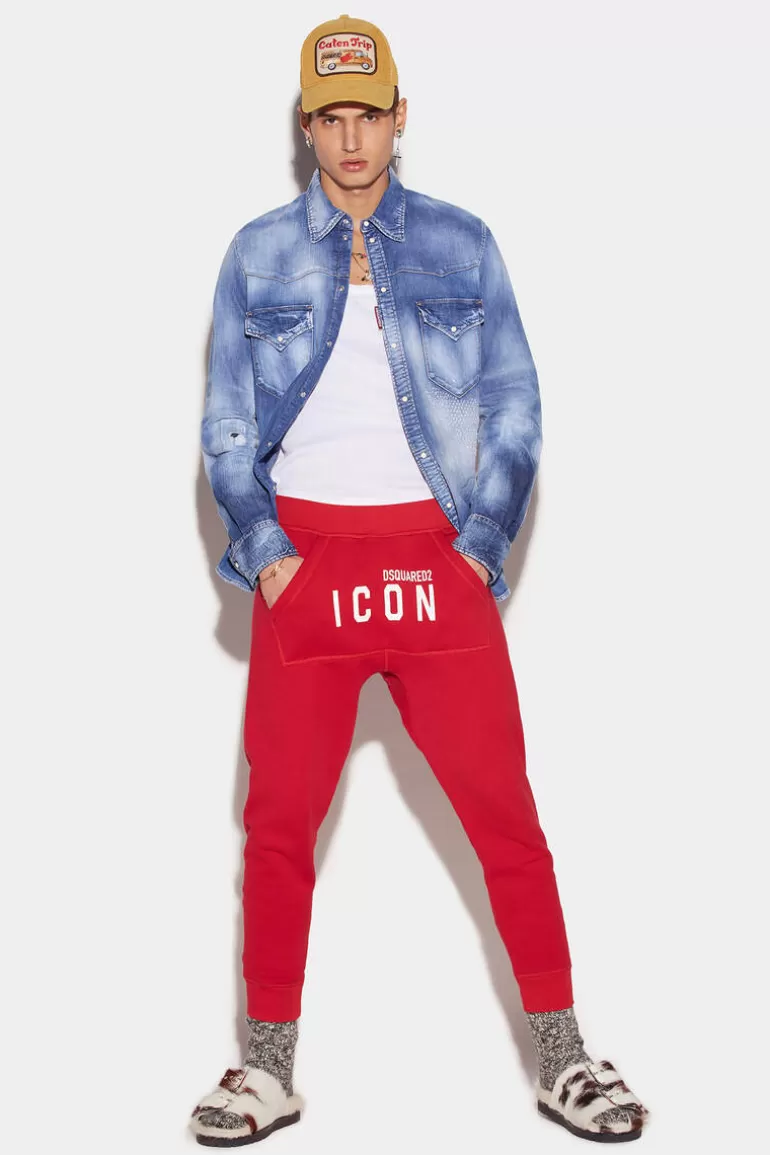 Homme Dsquared2 Pantalons*Be Icon Dean Joggers