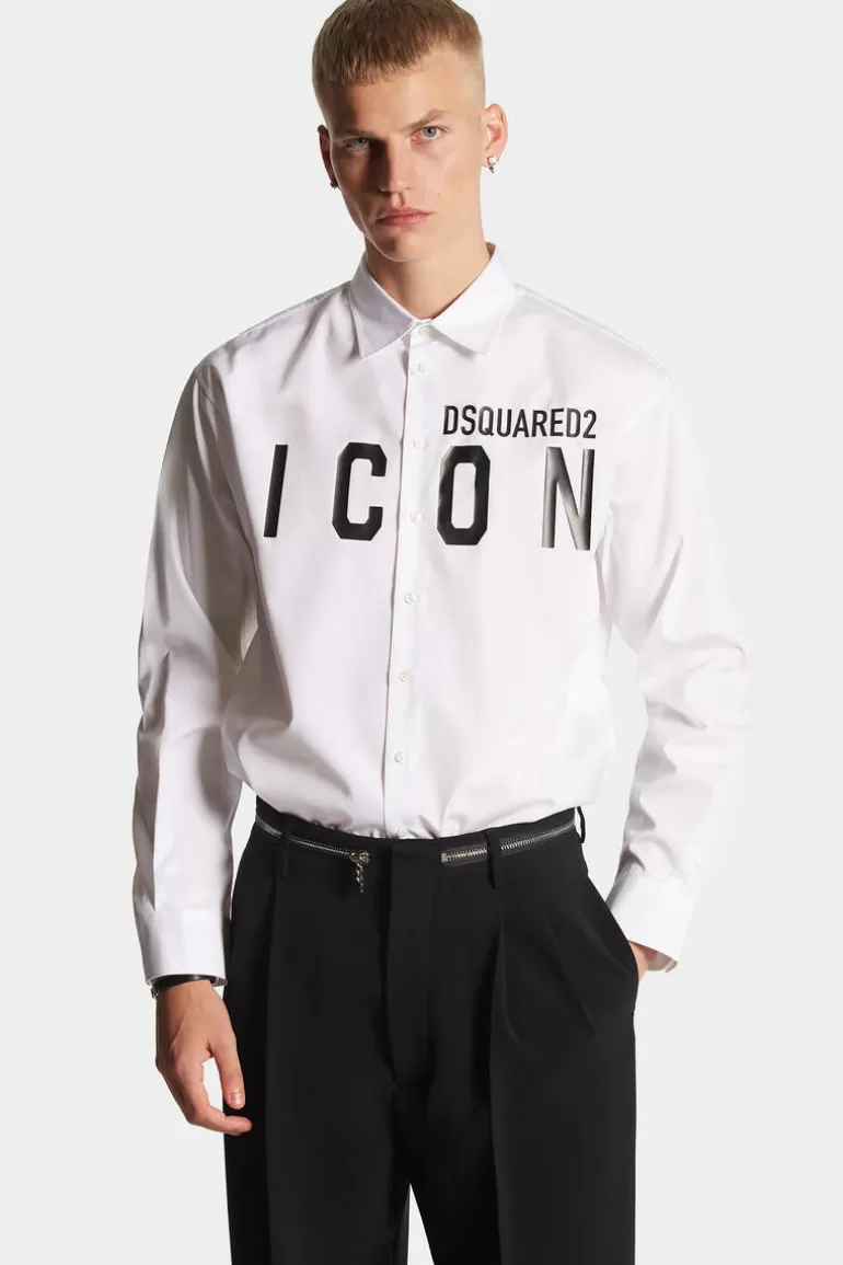 Homme Dsquared2 Chemises*Be Icon Drop Shirt