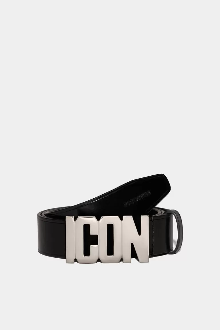 Homme Dsquared2 Ceintures*Be Icon Plaque Belt