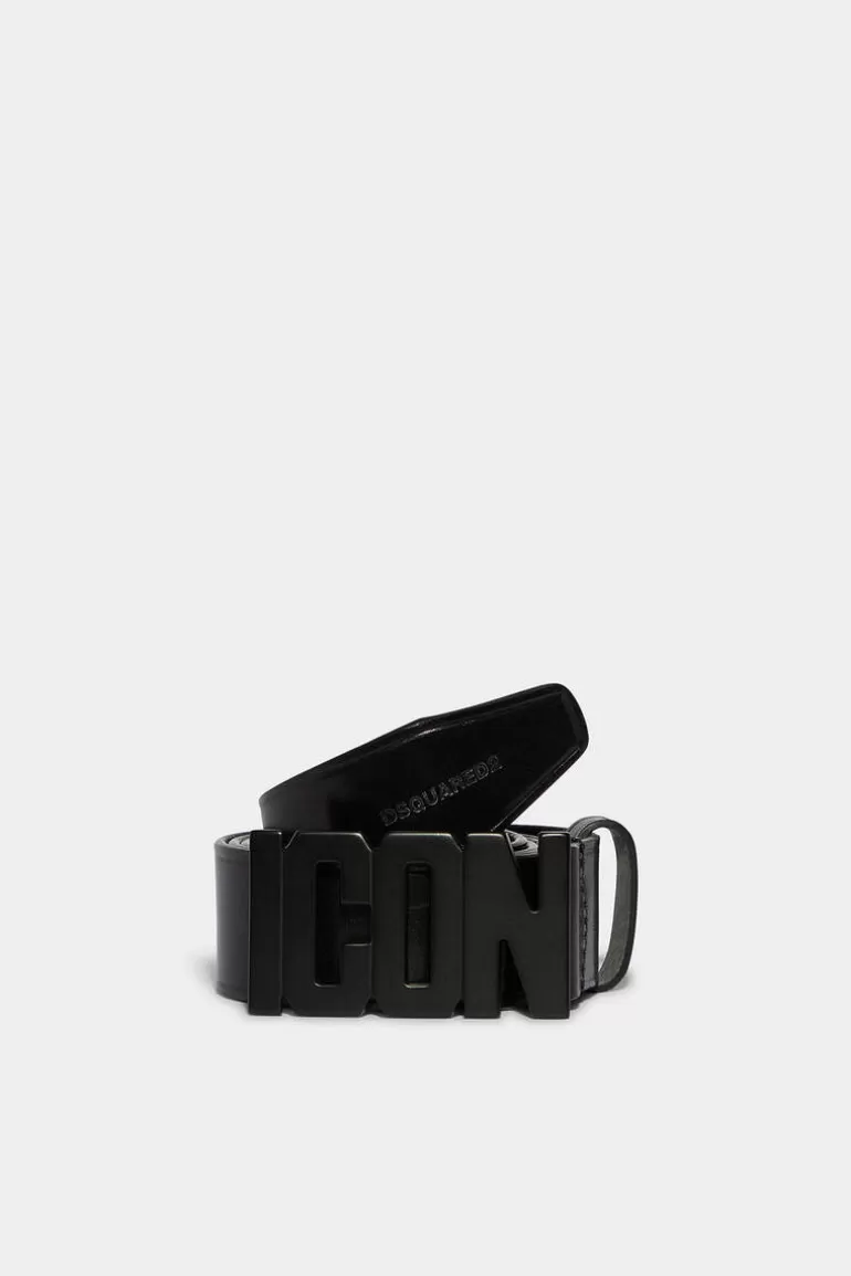 Homme Dsquared2 Ceintures*Be Icon Plaque Belt