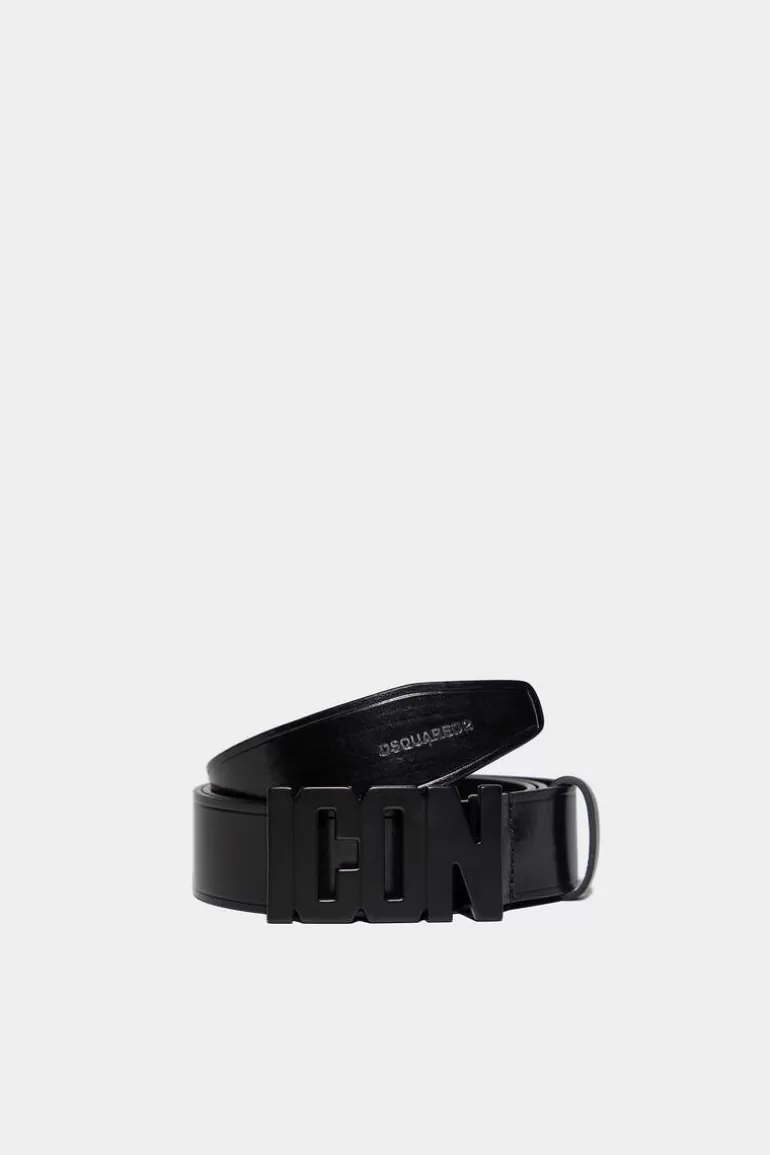 Homme Dsquared2 Ceintures*Be Icon Plaque Belt