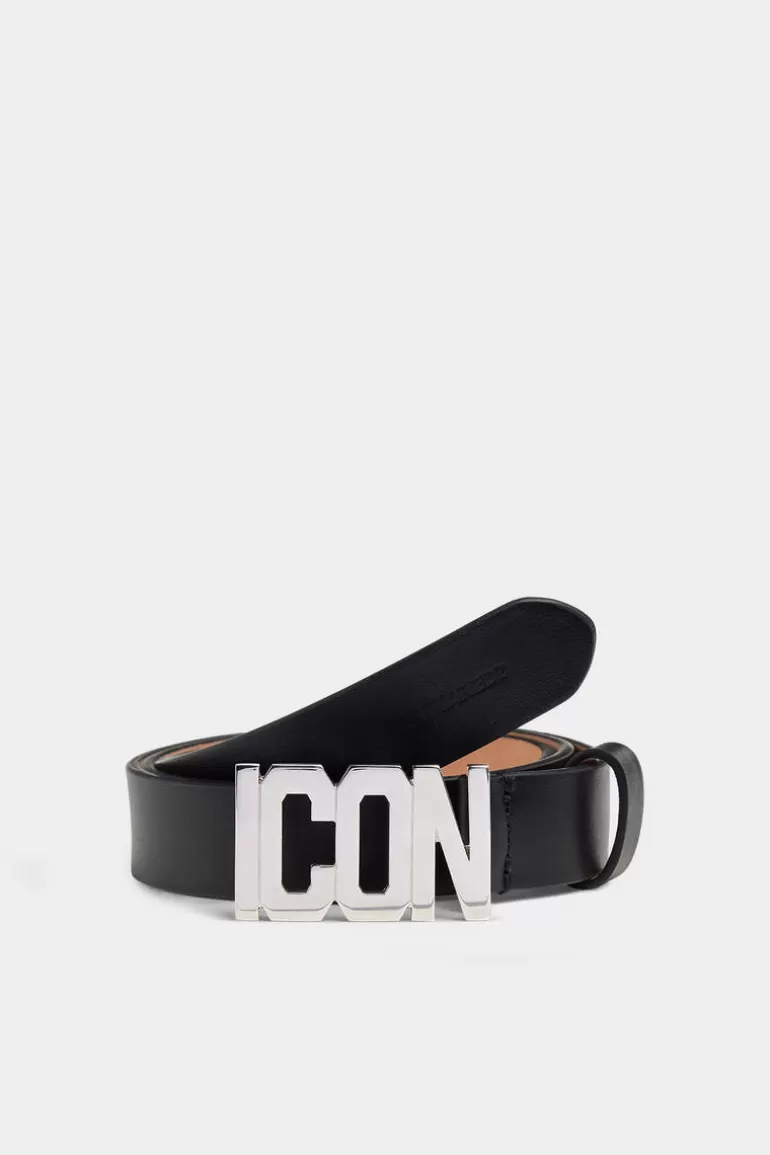 Femme Dsquared2 Ceintures*Be Icon Plaque Belt