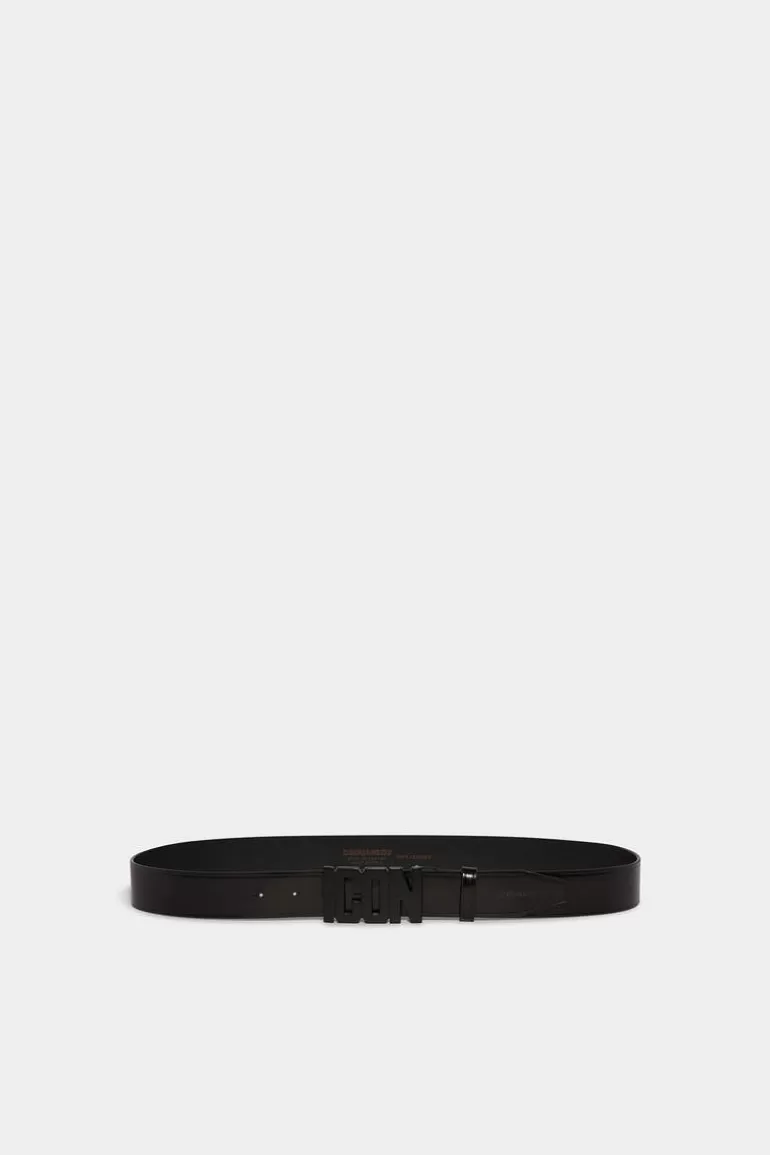 Homme Dsquared2 Ceintures*Be Icon Plaque Belt