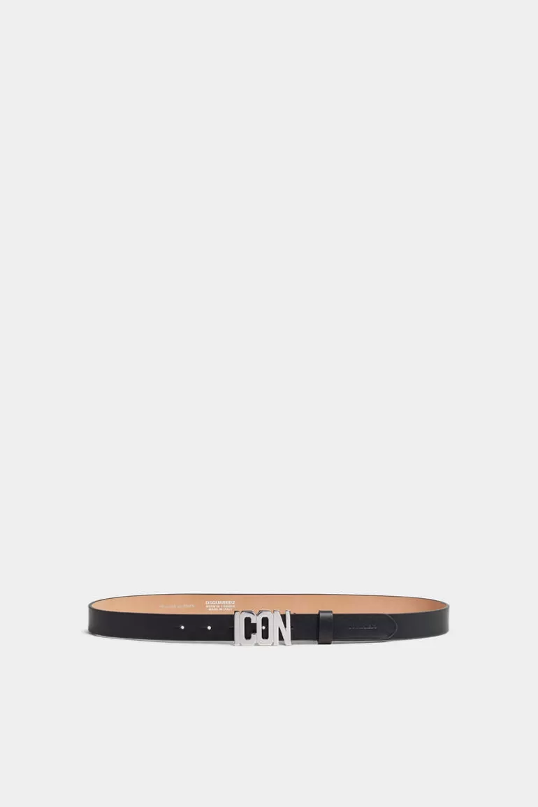 Femme Dsquared2 Ceintures*Be Icon Plaque Belt