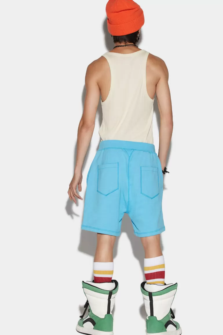 Homme Dsquared2 Shorts*Be Icon Relax Shorts