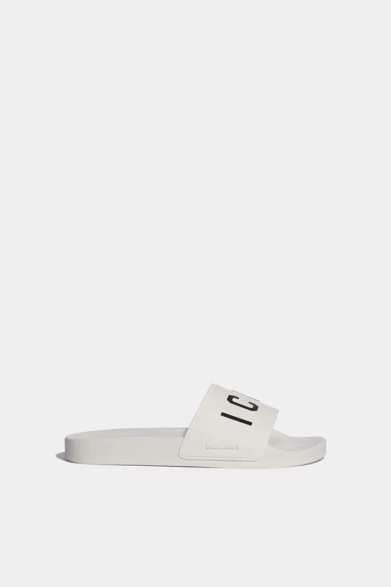 Homme Dsquared2 Tongs*Be Icon Slides