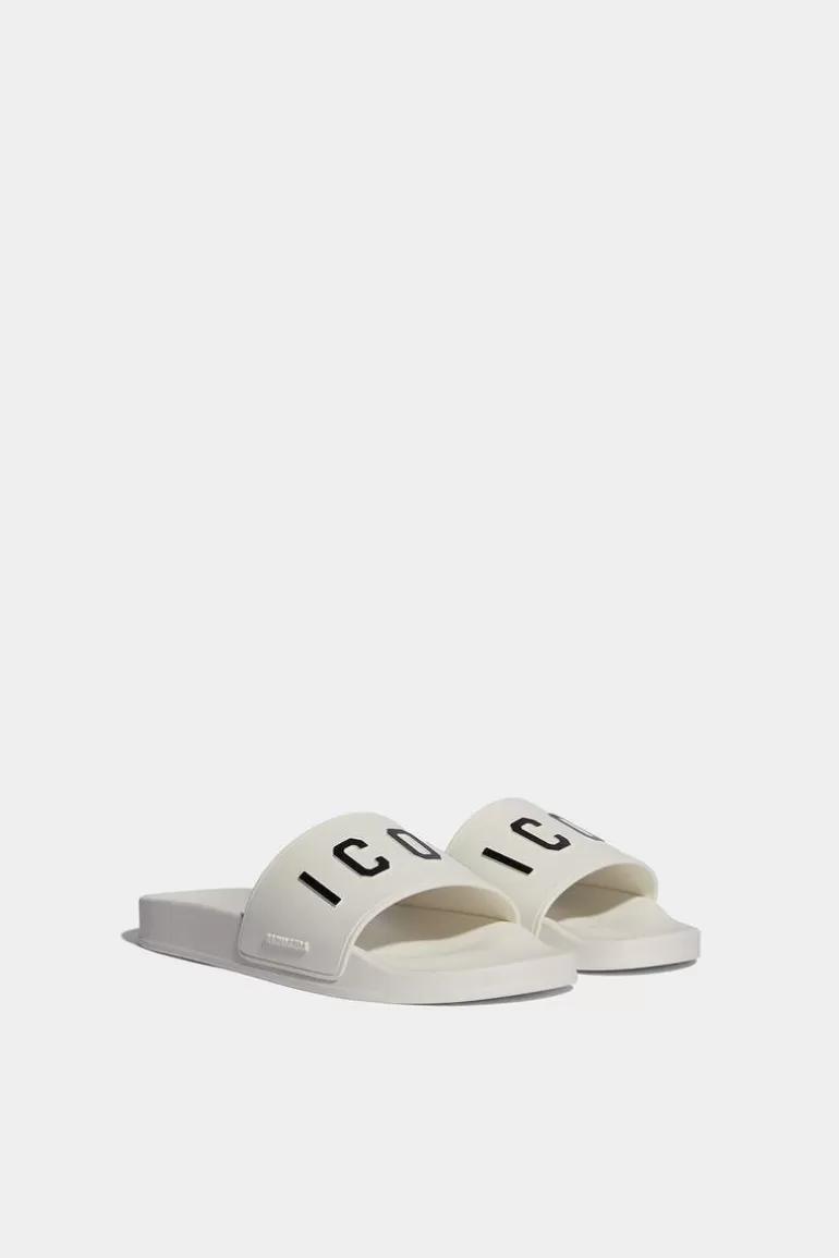 Homme Dsquared2 Tongs*Be Icon Slides