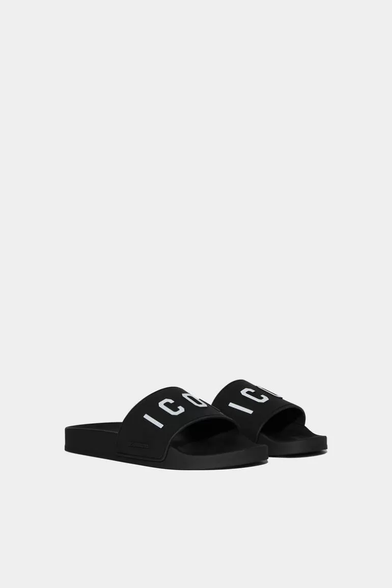 Femme Dsquared2 Tongs*Be Icon Slides