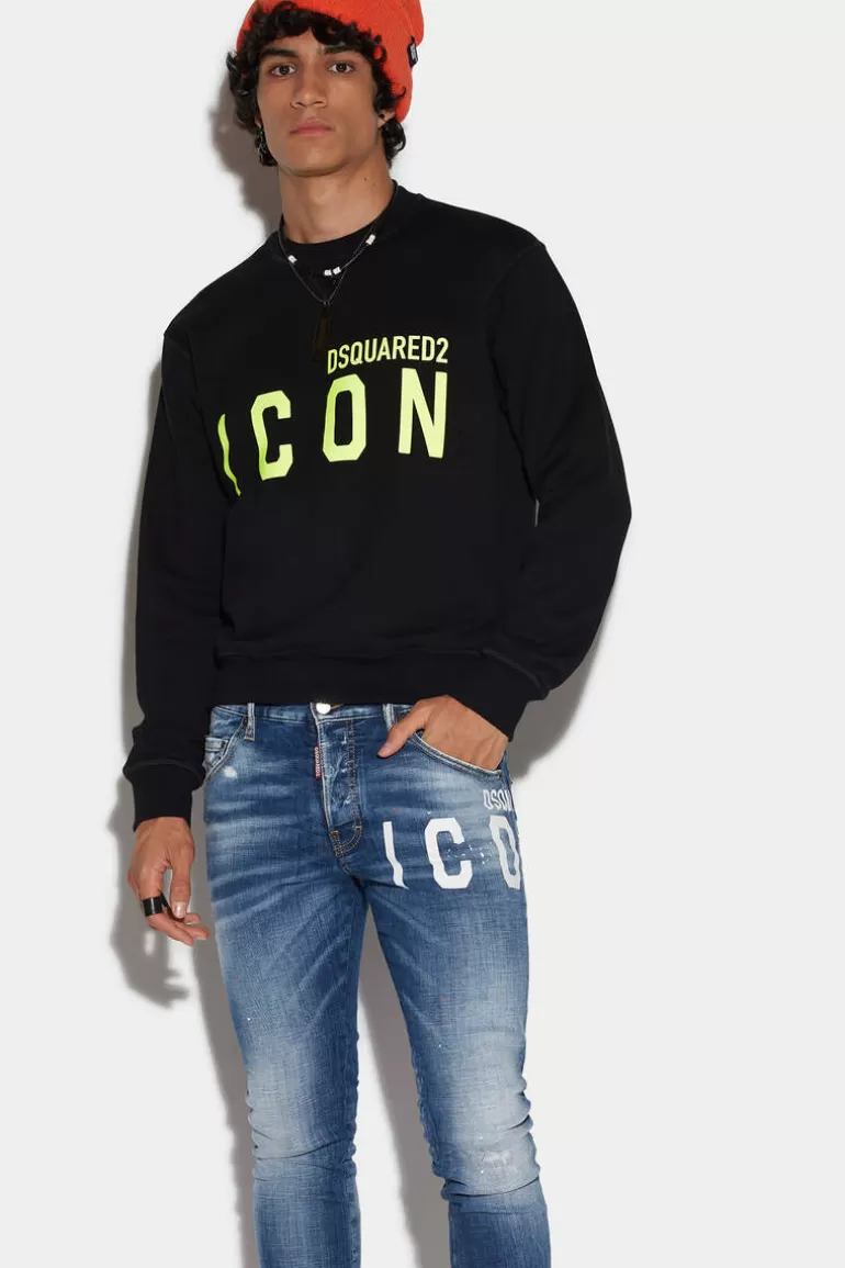 Homme Dsquared2 Sweatshirts*Be Icon Sweatshirt