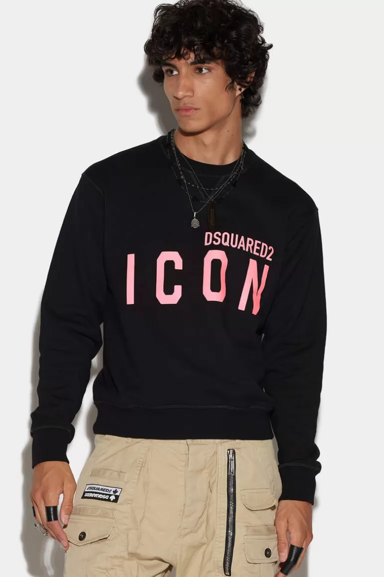 Homme Dsquared2 Sweatshirts*Be Icon Sweatshirt