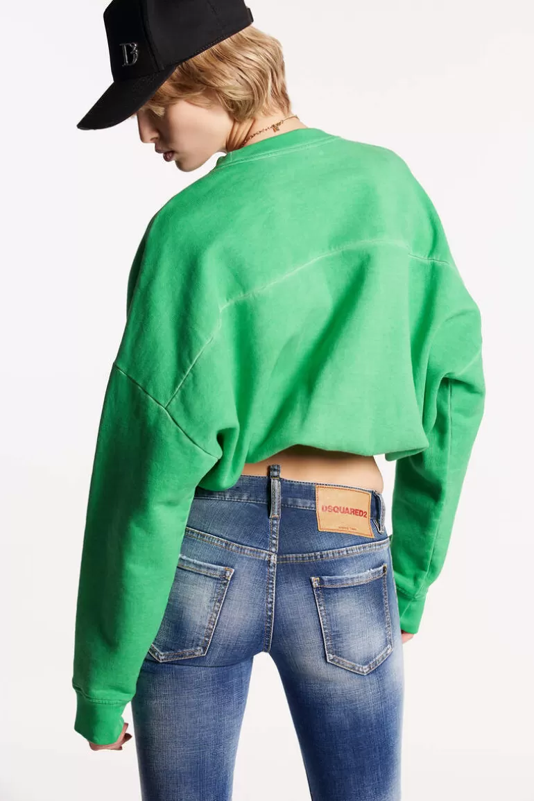 Femme Dsquared2 Sweatshirts*Best Fade Dyed K2 Sweatshirt