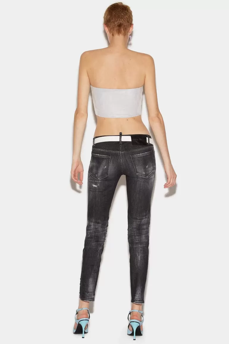 Femme Dsquared2 Jeans*Black Clean Wash Jennifer Jeans