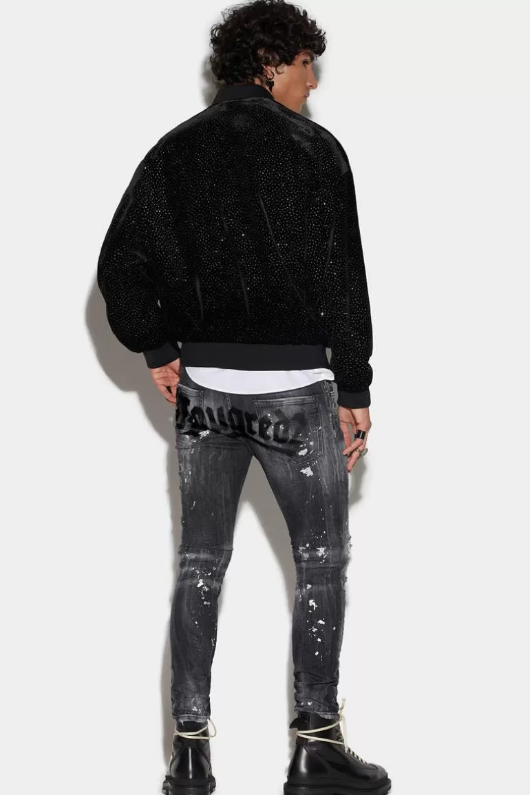 Homme Dsquared2 Jeans*Black Wash Super Twinky Jeans