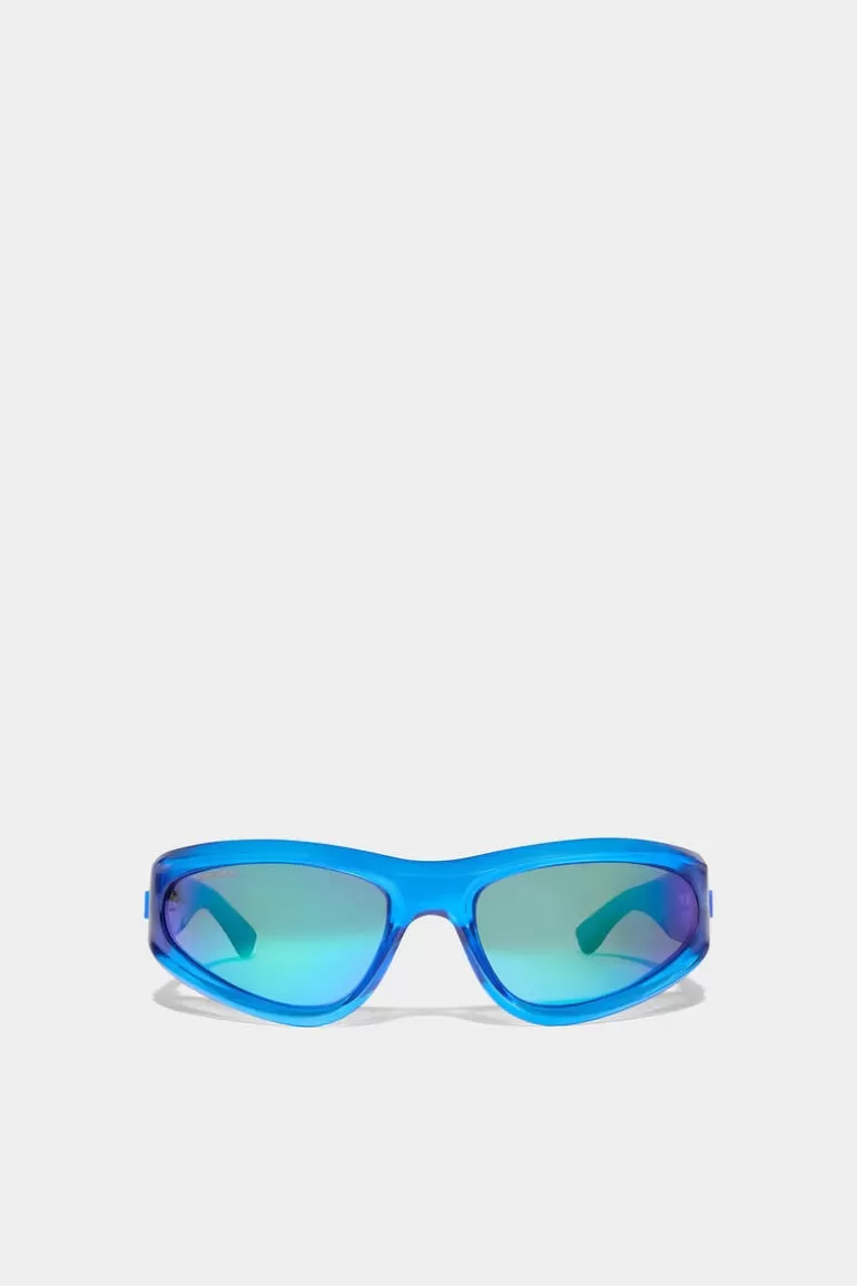 Homme Dsquared2 Lunettes*Blue Hype Sunglasses