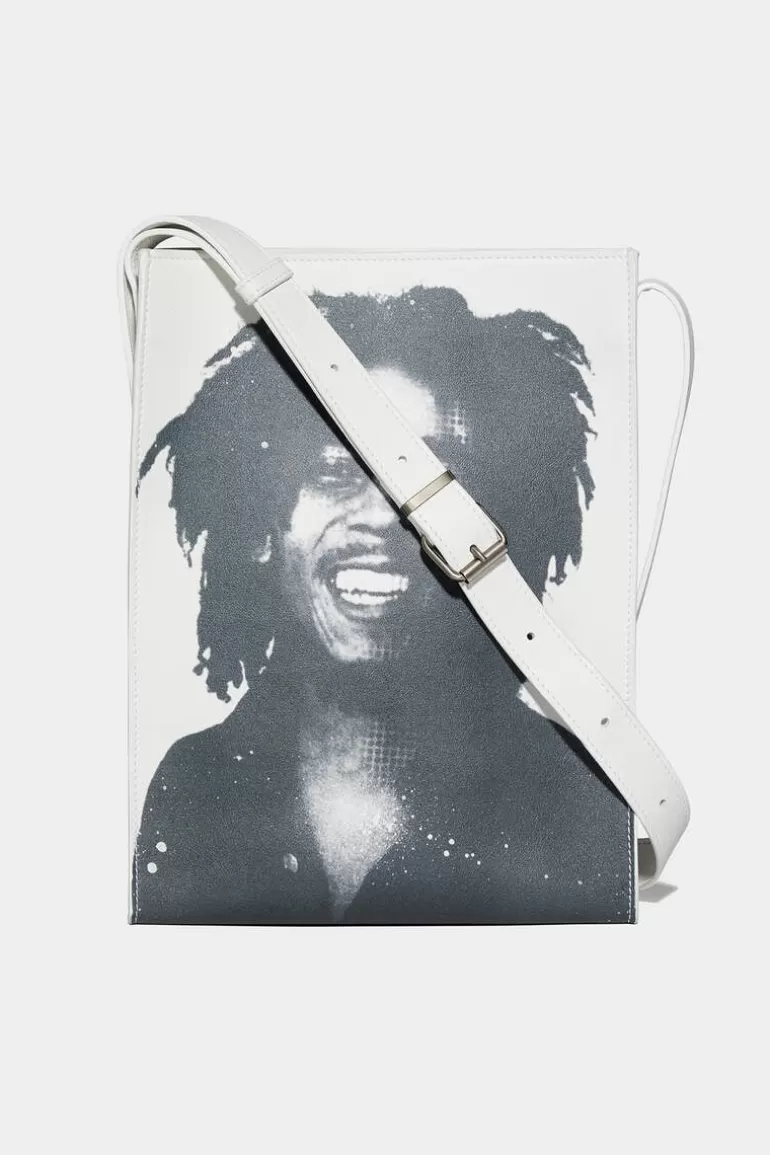 Homme Dsquared2 Cabas*Bob Marley Shoulder Bag