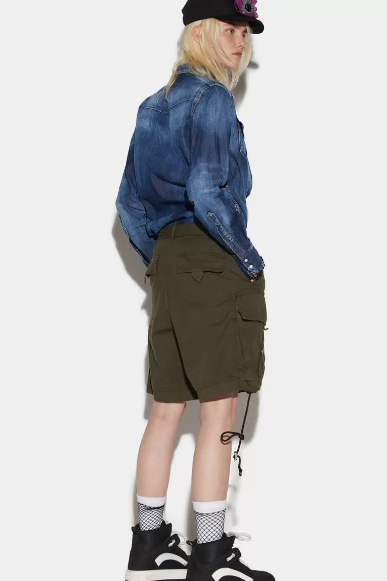 Femme Dsquared2 Shorts*Cargo Baggy Shorts