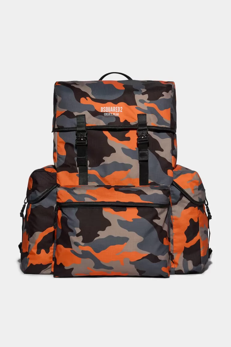 Femme Dsquared2 Sacs À Dos*Ceresio 9 Camo Big Backpack