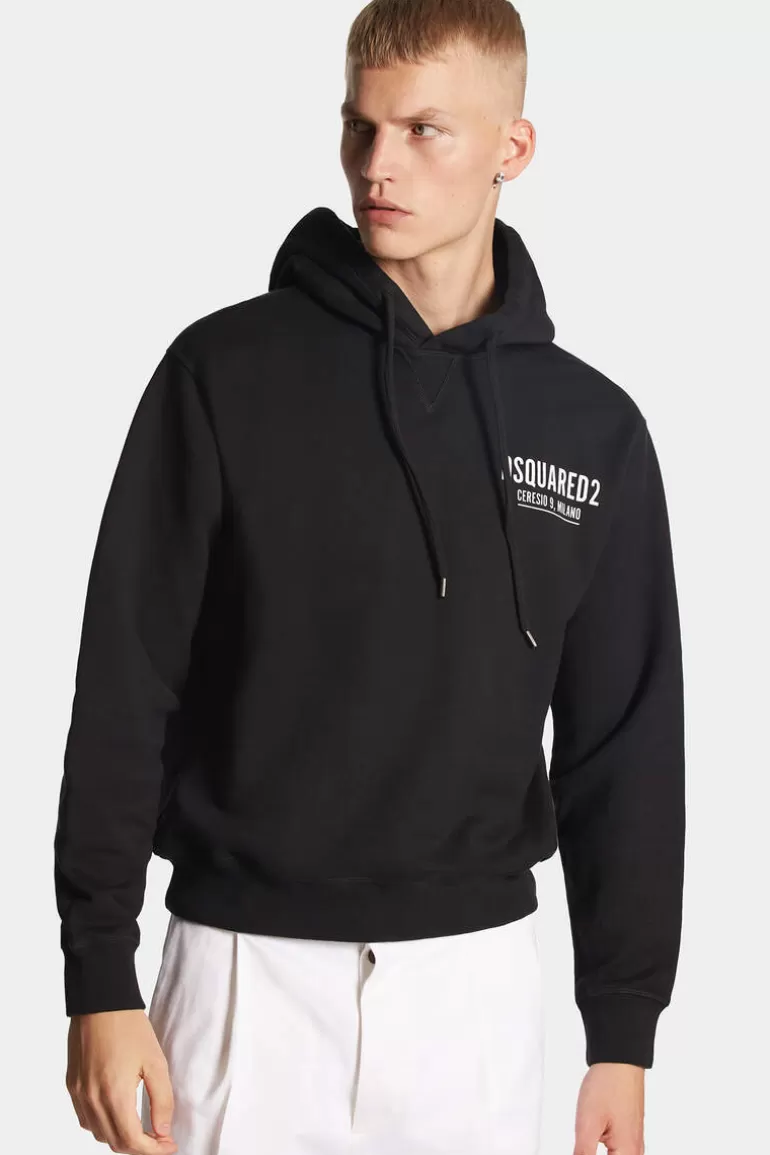 Homme Dsquared2 Sweatshirts*Ceresio 9 Cool Hoodie