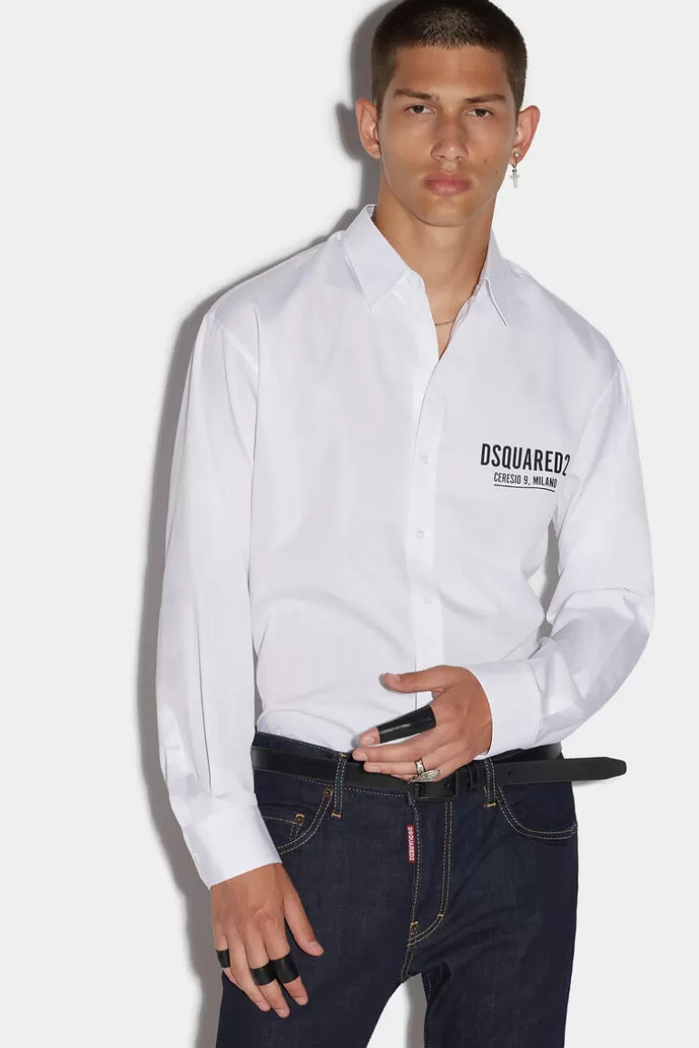 Homme Dsquared2 Chemises*Ceresio 9 Dropped Shoulder Shirt