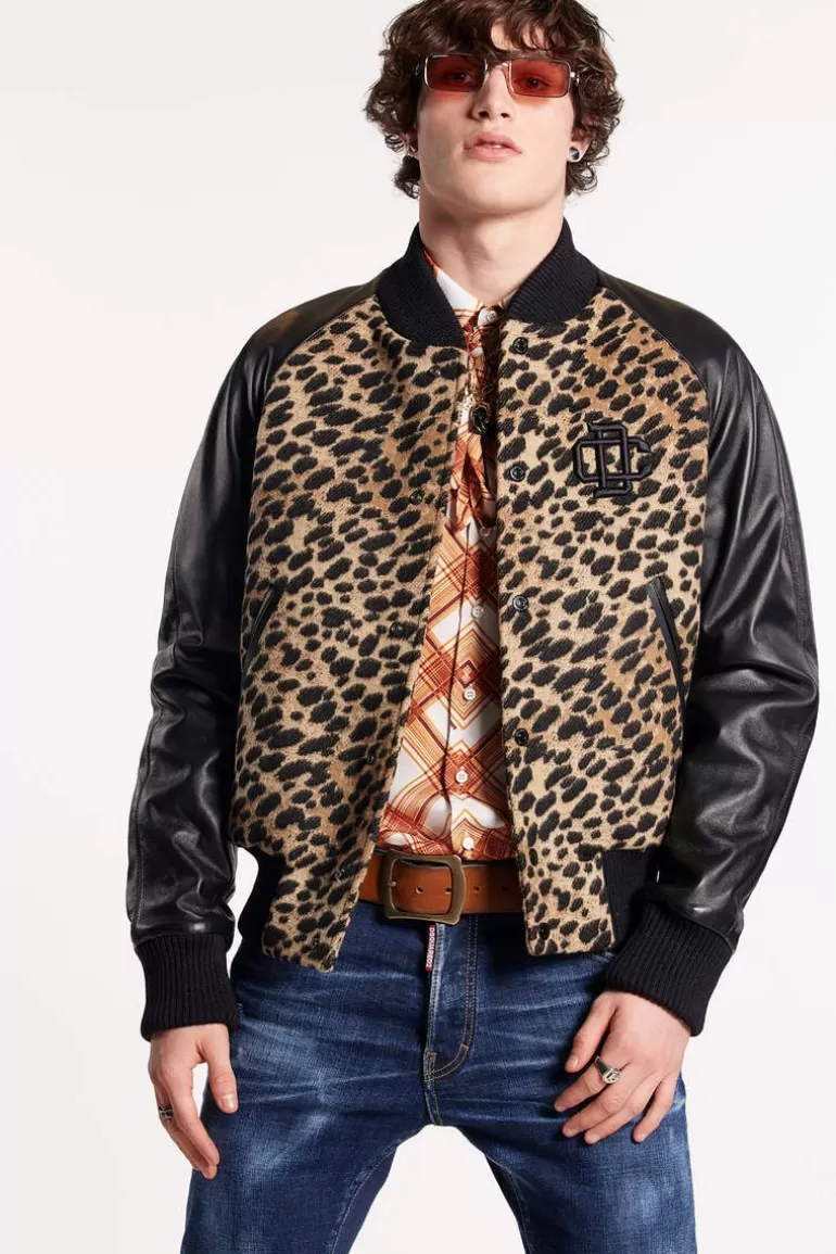 Homme Dsquared2 Manteaux & Vêtements D'Extérieur*College Bomber Jacket