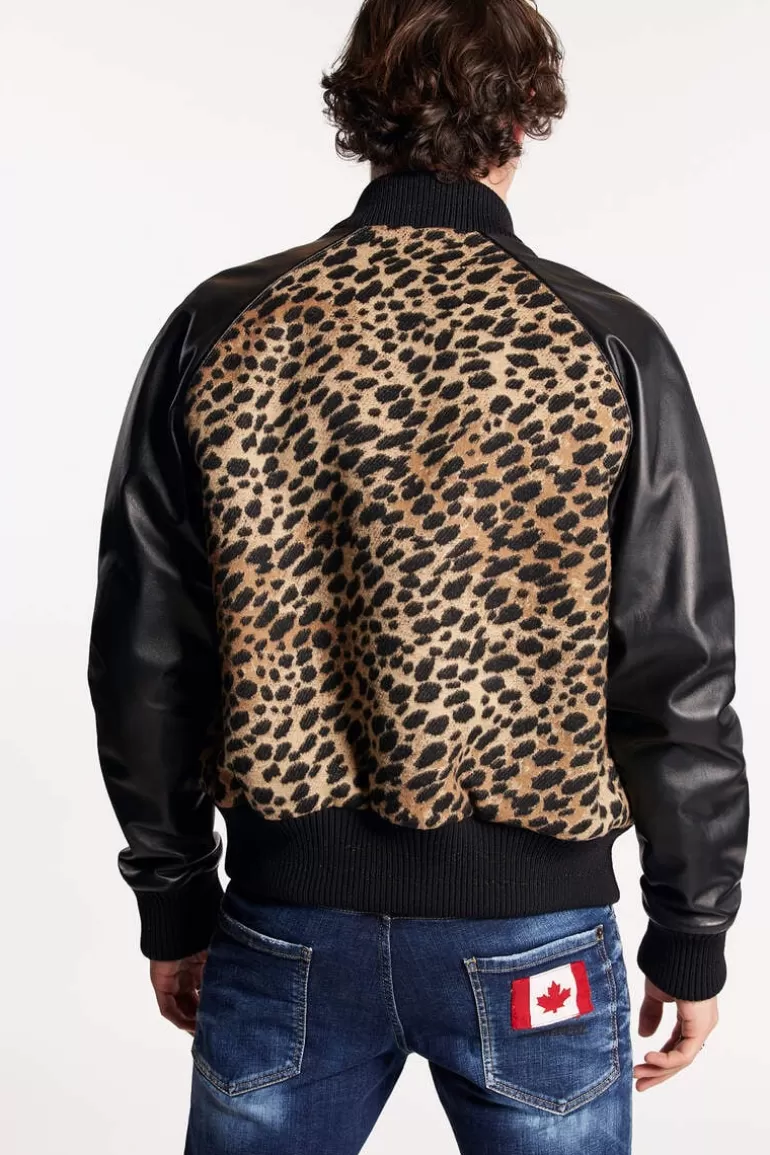 Homme Dsquared2 Manteaux & Vêtements D'Extérieur*College Bomber Jacket