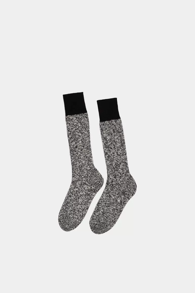 Homme Dsquared2 Sous-Vetement*Colour Block Mid-Crew Socks