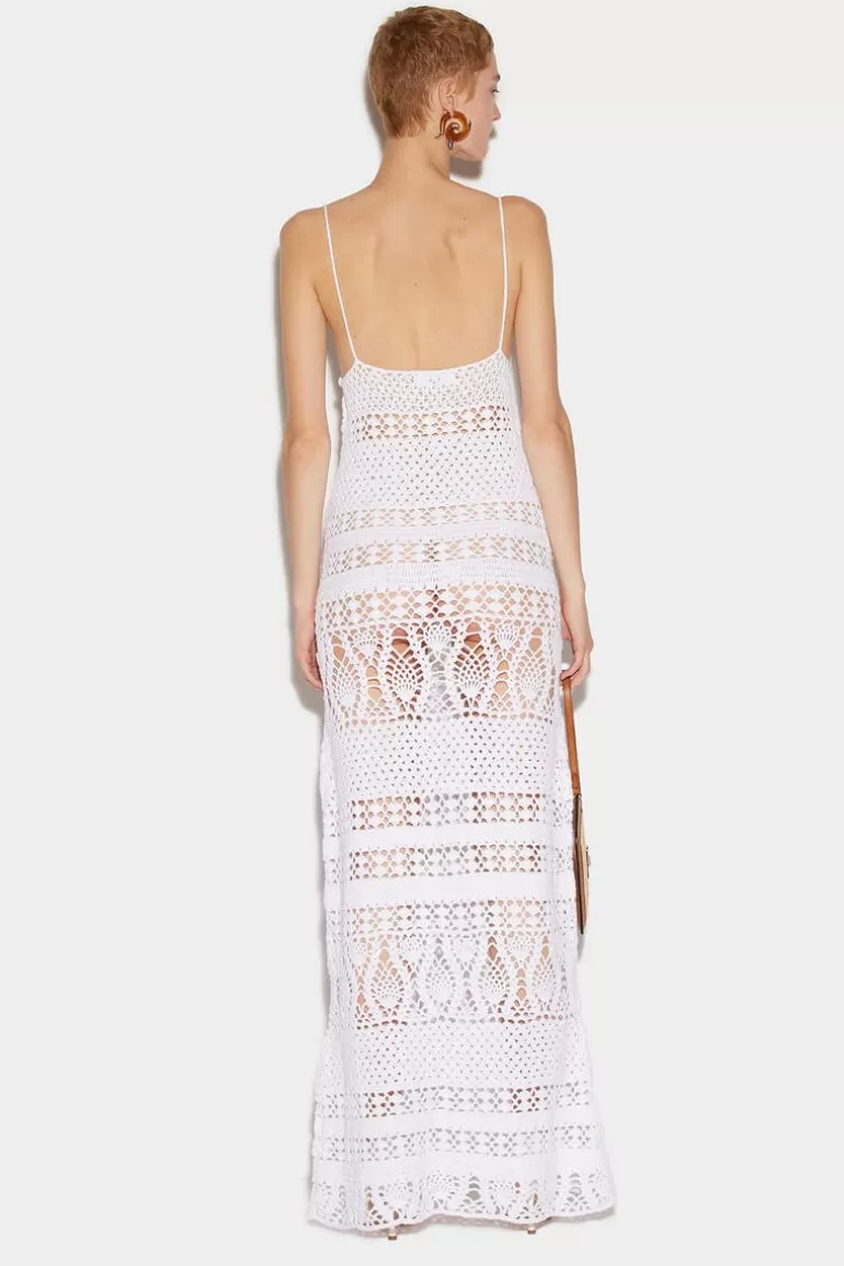 Femme Dsquared2 Robes Et Combinaisons*Crochet Long Dress