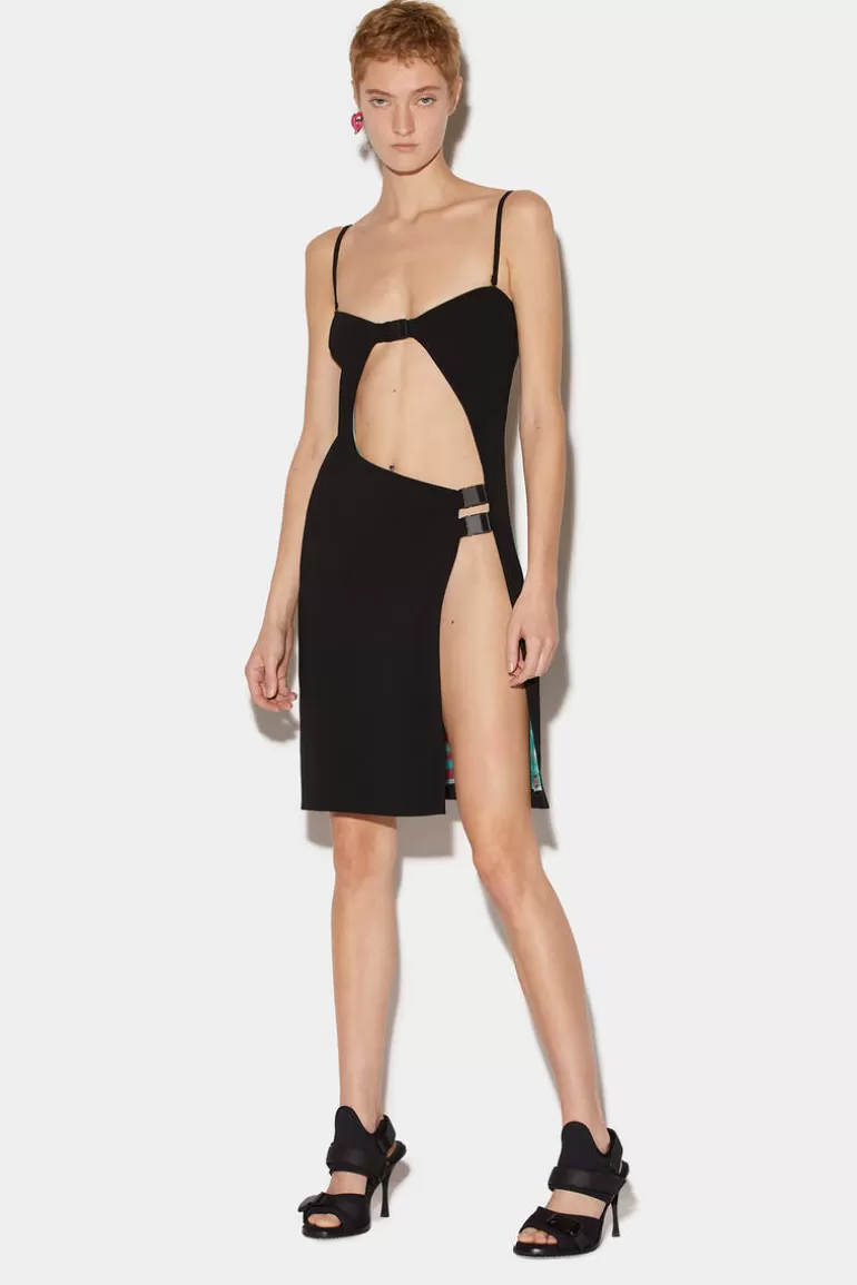 Femme Dsquared2 Robes Et Combinaisons*Curve Cut-Out Mini Dress