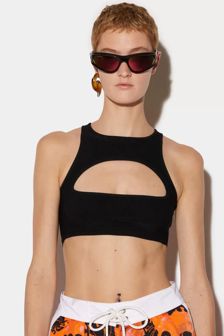 Femme Dsquared2 Tops Et T-Shirts*Cut-Out Bikini Top