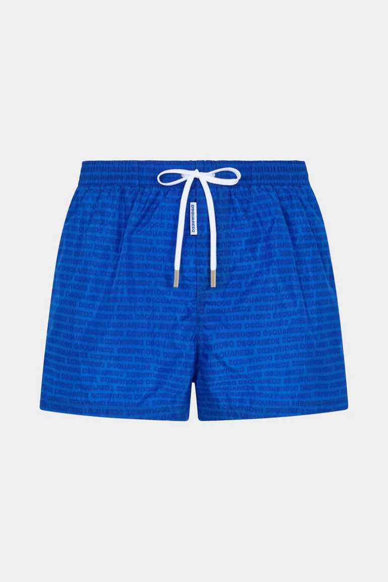 Homme Dsquared2 Mode Plage*D2 Allover Boxer Midi