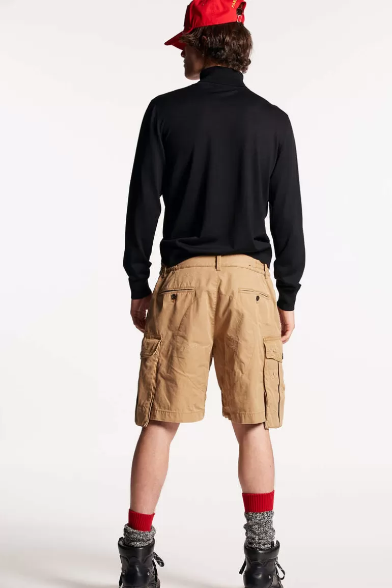 Homme Dsquared2 Shorts*D2 Cargo Boxer Shorts