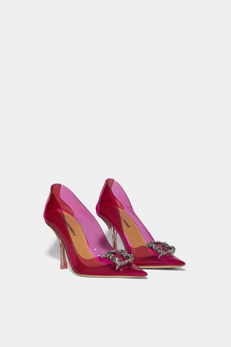 Femme Dsquared2 Pumps*D2 Crystal Statement Pumps