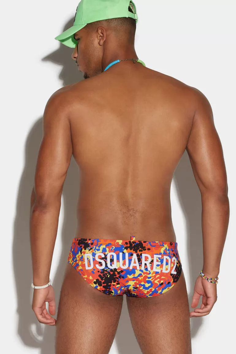 Homme Dsquared2 Mode Plage*D2 Goth Swim Brief