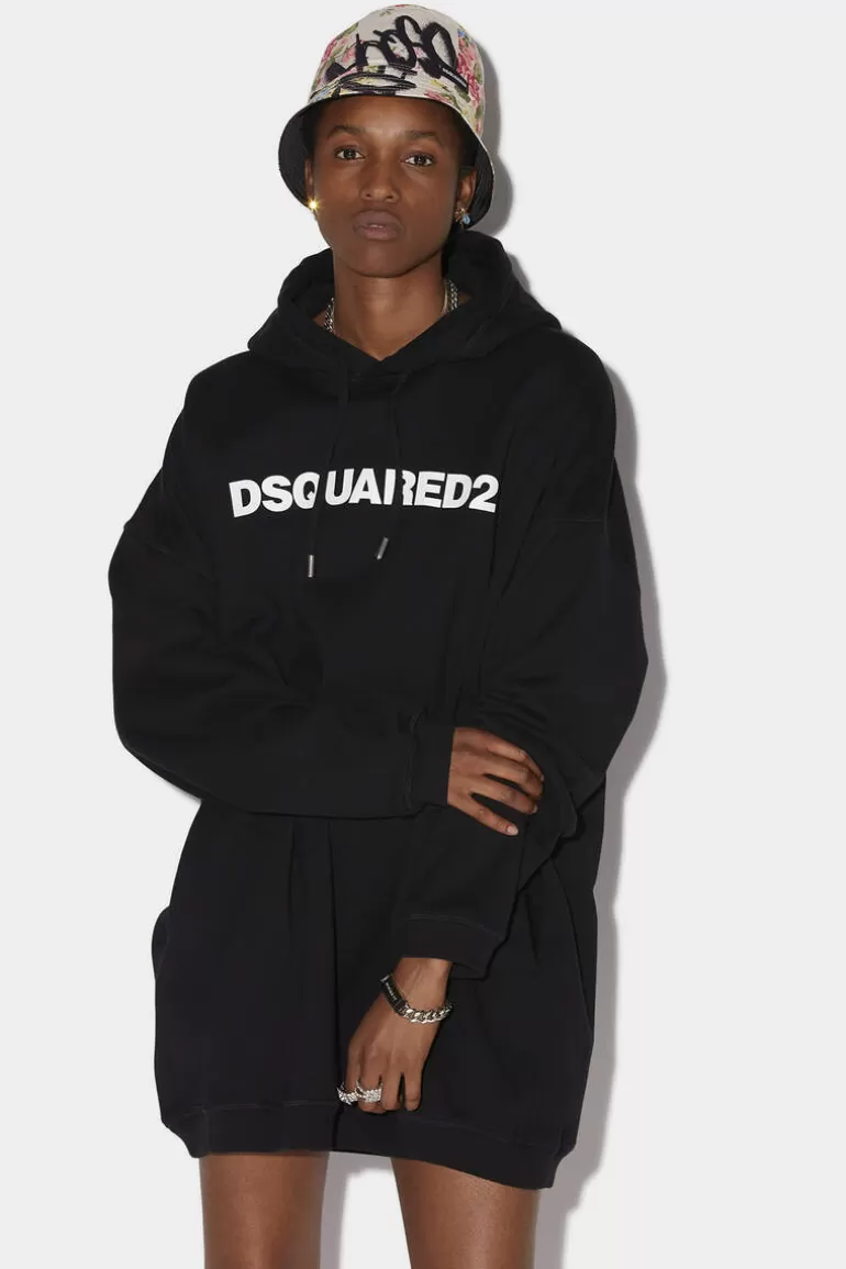 Femme Dsquared2 Robes Et Combinaisons*D2 Hoodie Dress