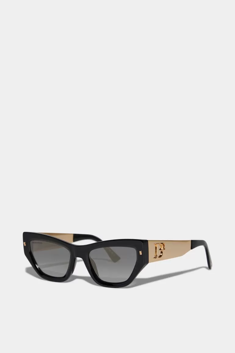 Femme Dsquared2 Lunettes*D2 Hype Gold Sunglasses