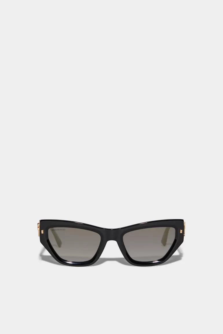 Homme Dsquared2 Lunettes*D2 Hype Gold Sunglasses