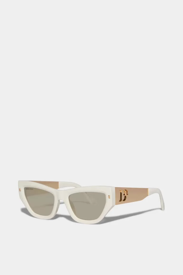 Femme Dsquared2 Lunettes*D2 Hype Ivory Sunglasses