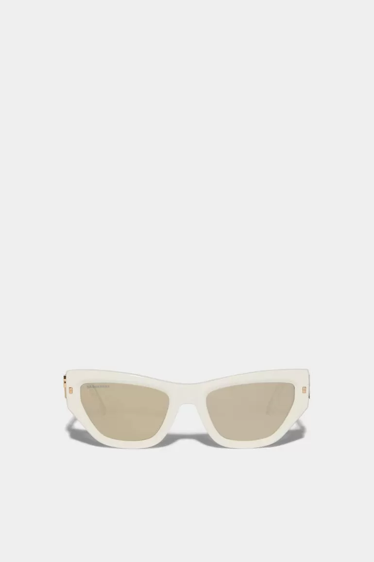 Femme Dsquared2 Lunettes*D2 Hype Ivory Sunglasses