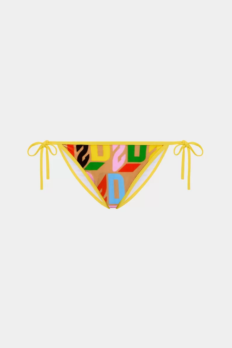 Femme Dsquared2 Mode Plage*D2 Monogram Bikini Brief