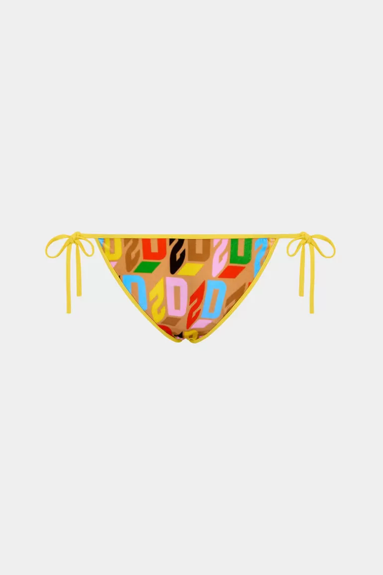 Femme Dsquared2 Mode Plage*D2 Monogram Bikini Brief