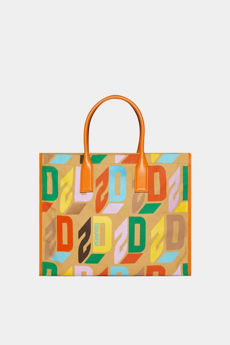 Femme Dsquared2 Sacs Porte Epaule*D2 Monogram Shopping Bag