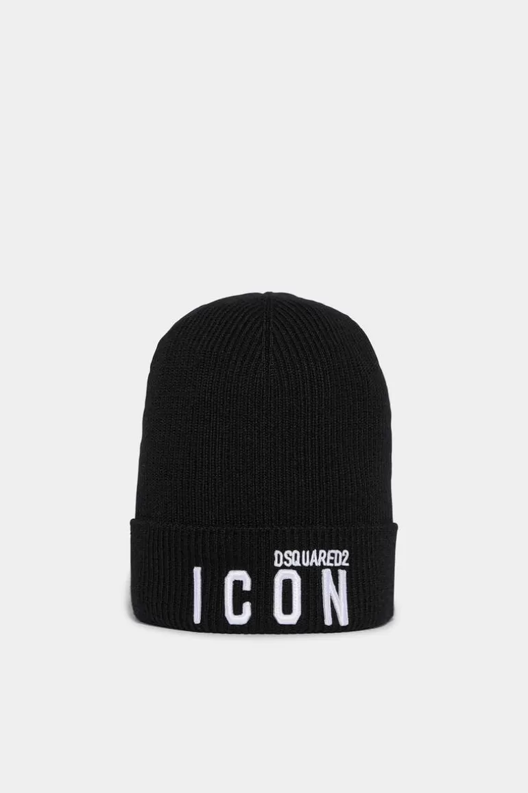 Femme Dsquared2 Chapeaux*D2 Patch Beanie